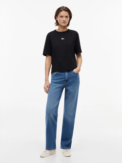 Футболка Tommy Jeans Badge Boxy Black