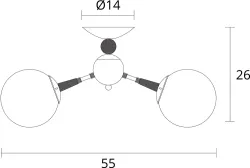 Потолочная люстра Arte Lamp