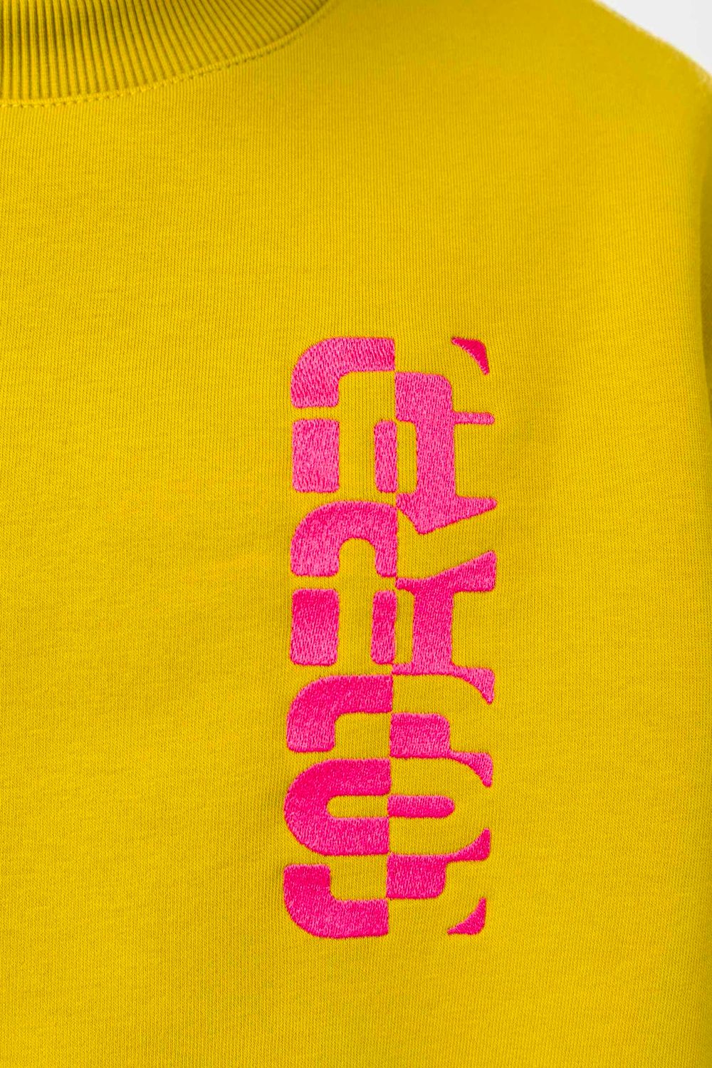 Толстовка Codered Baggy Sleеve Горчичный Темный Half Inverse Font