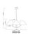 Подвесная люстра Arte Lamp Rondo A4086LM-4AB