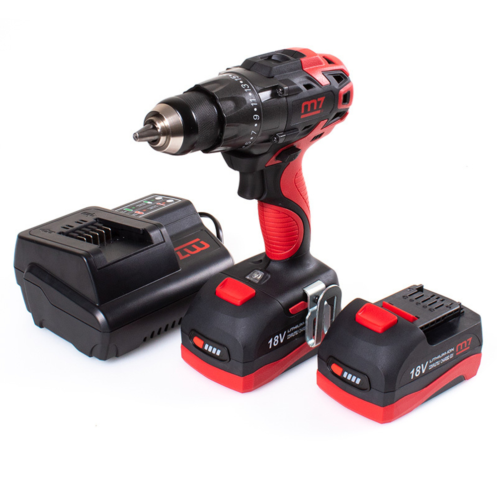 Аккумуляторная дрель-шуруповерт 18В MIGHTY SEVEN DD-20502