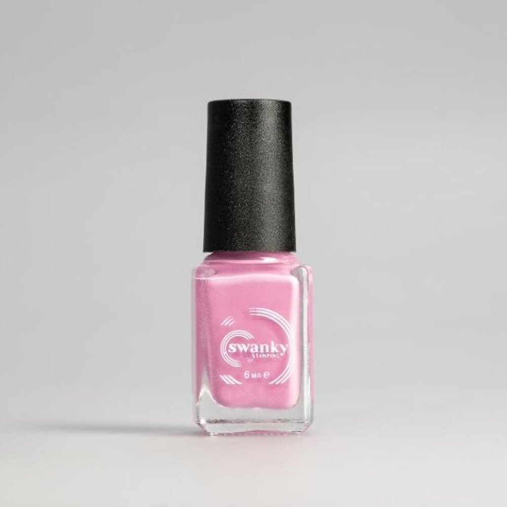 Лак для стемпинга Swanky Stamping S23, нежно-розовый 6 мл.