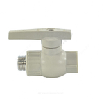 Кран шаровой PP-R серый Дн 20х1/2" НР VALFEX 10144220Г