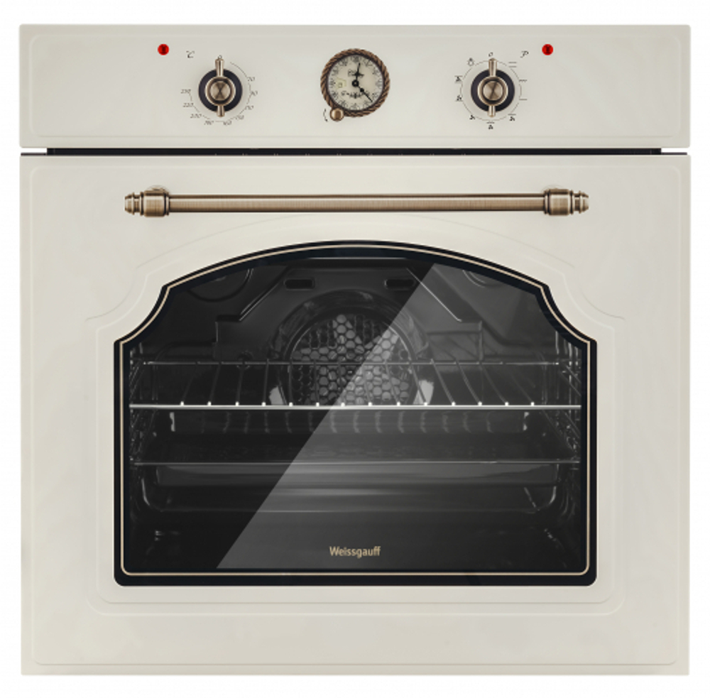 Духовой шкаф Weissgauff EOA 69 OW бежевый