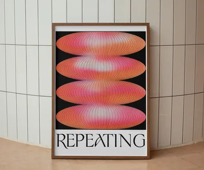 Постер на холсте Repeating