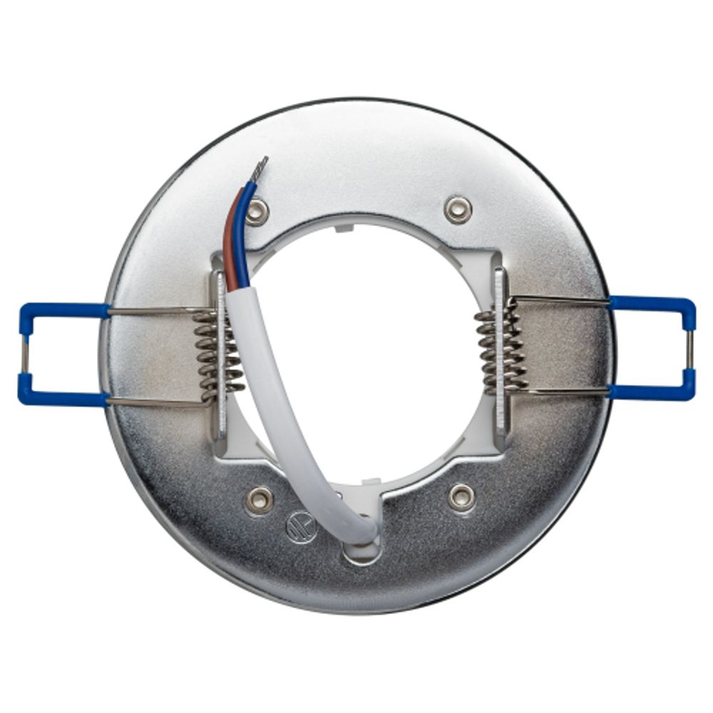 Встраиваемый светильник под лампу GX53 ЭРА DK97 CH/BK хром черный