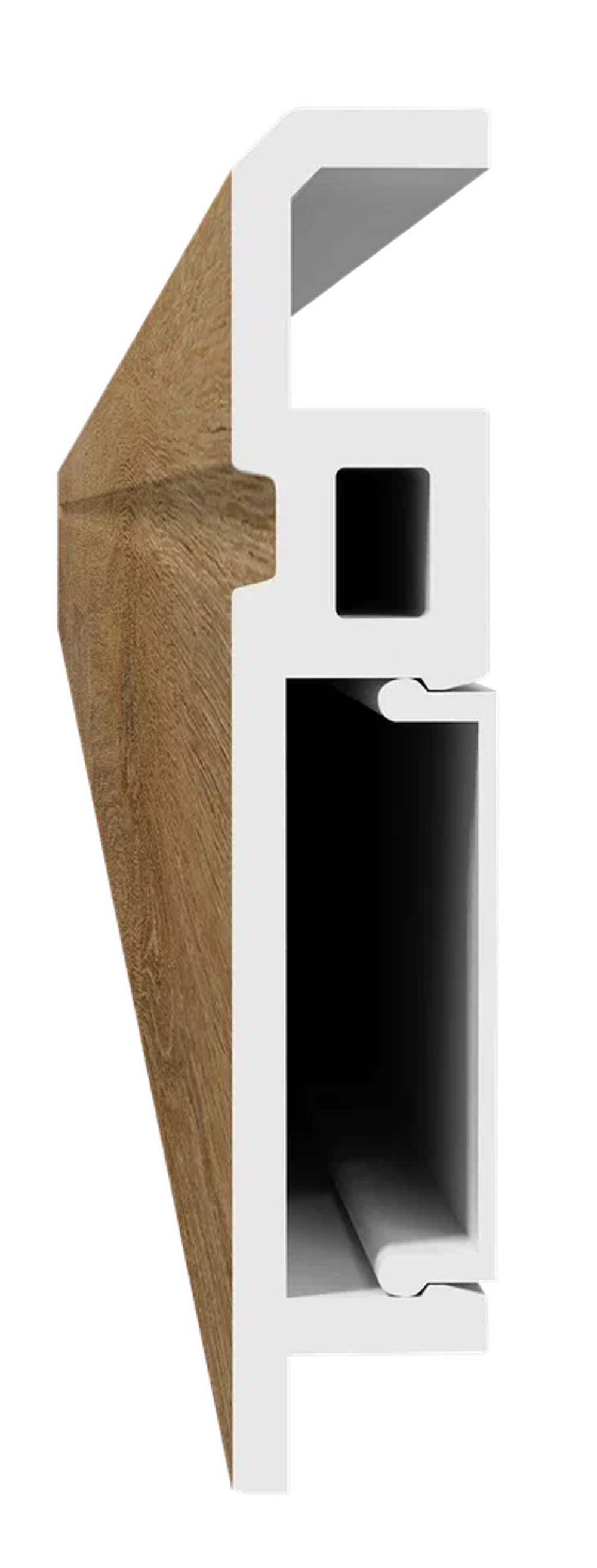 Напольный плинтус ПВХ Foresta Aviv Дуб Домм FA 002 2000х70х13 мм