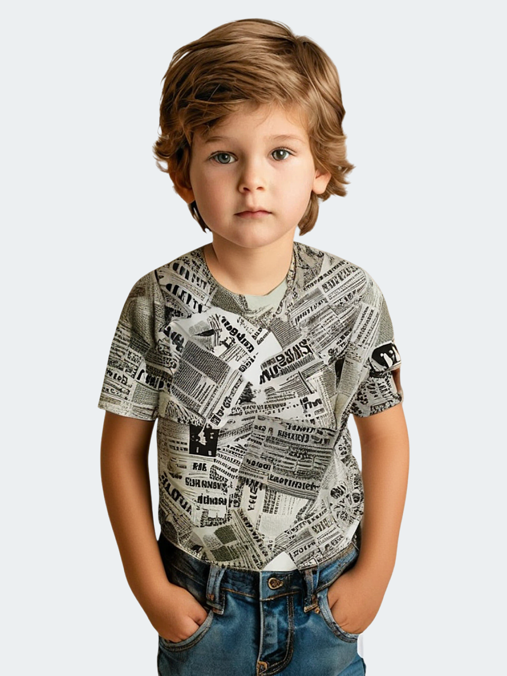 1070 Футболка детская набивка (88-164)