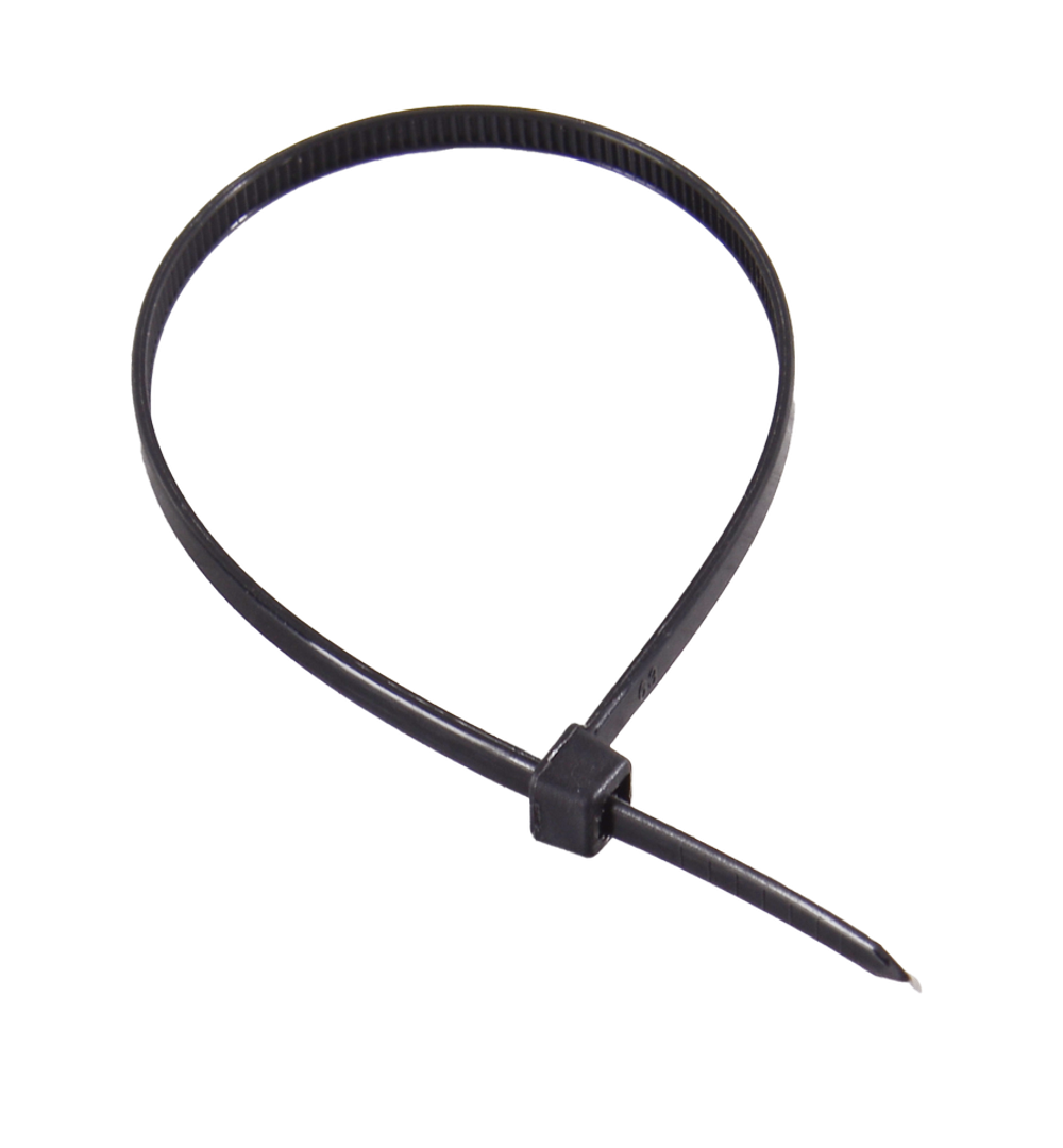 Хомуты нейлоновые (стяжки) черные 100 шт. Вихрь 3,6*200 Ч