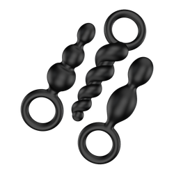 Набор анальных стимуляторов Satisfyer Plugs, черный