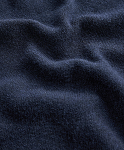 Oysho Вязаная куртка с капюшоном, синий