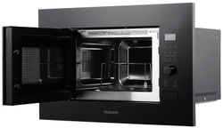 Встраиваемая микроволновая печь СВЧ Hotpoint MF20G BL H, черный
