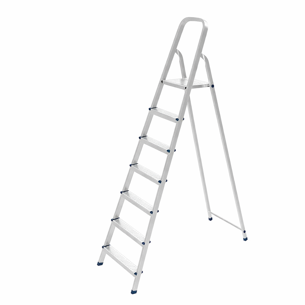 Стремянка 7 ступеней (высота до верхней ступени 153 см)