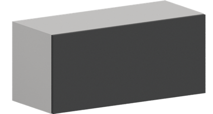 Кухня Модуль ШВГ 800 Графит / Графит Софт