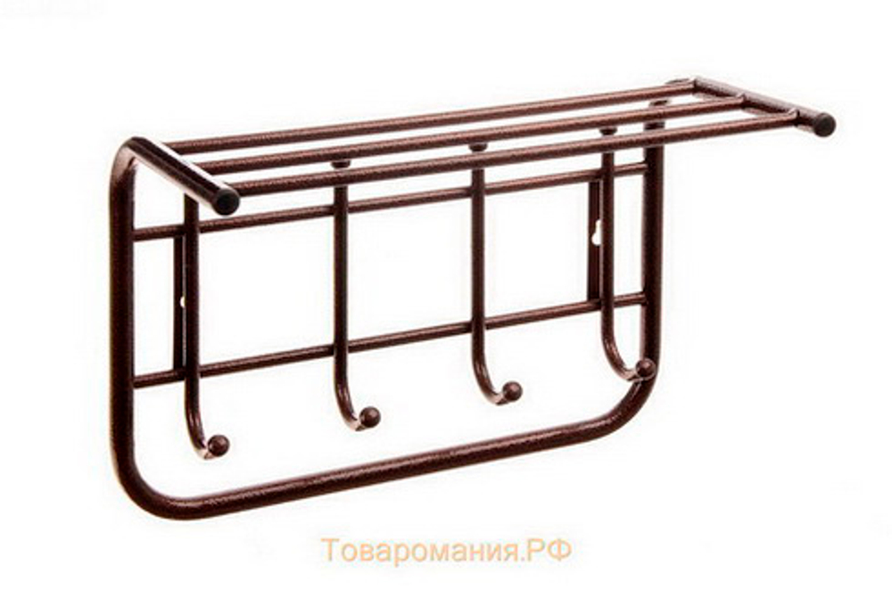 Вешалка с полкой 40см антик (17803)