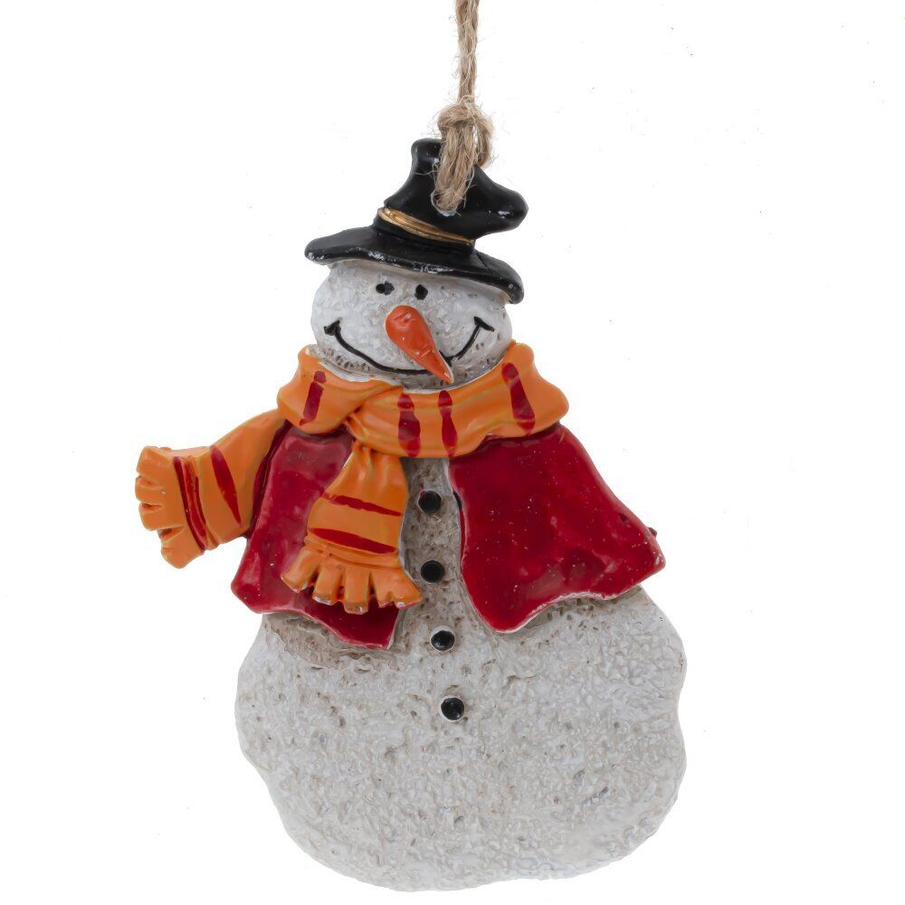 GAEM Изделие декоративное подвесное "Снеговик", L6 W1 H9 см, 6в.