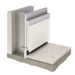 Теневой профиль универсальный под покраску, 2000x50x14,5 мм