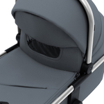 Коляска Agex Life 3 в 1 хромированная рама с автокреслом i-Safe S Grey ALG590 Chrome Grey (Серый)