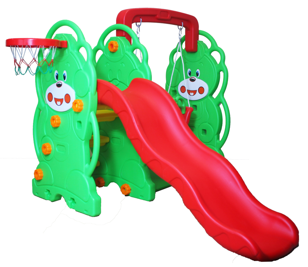 Детский комплекс Капризун Медвежонок с волнистой горкой