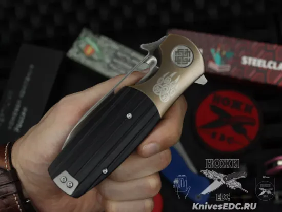 Складной нож Reptilian Буян-01 сталь D2, рукоять G10