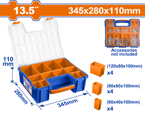Органайзер 345х280х110 мм (4) WADFOW WTB1322