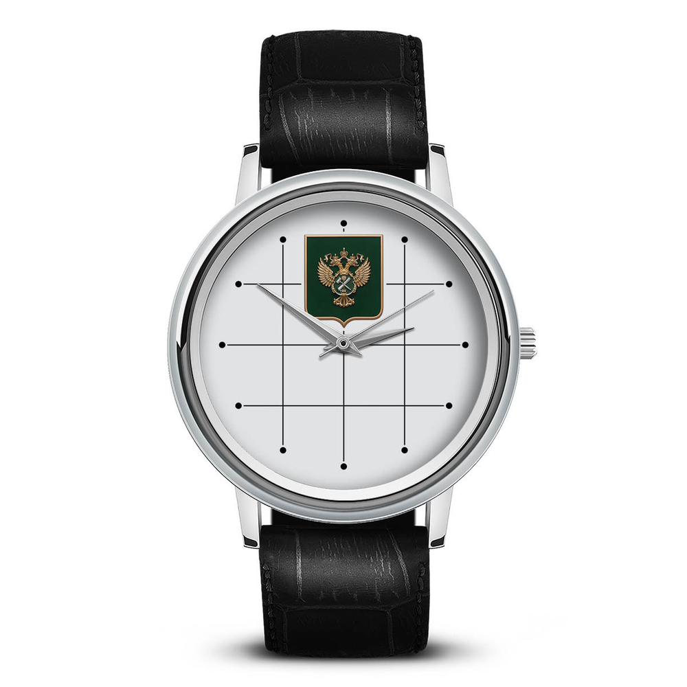 Наручные часы "герб Росимущества щит 03" Декор для дома, подарок