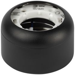 Светильник настенно-потолочный спот ЭРА OL56 BK под лампу GX53 черный IP20