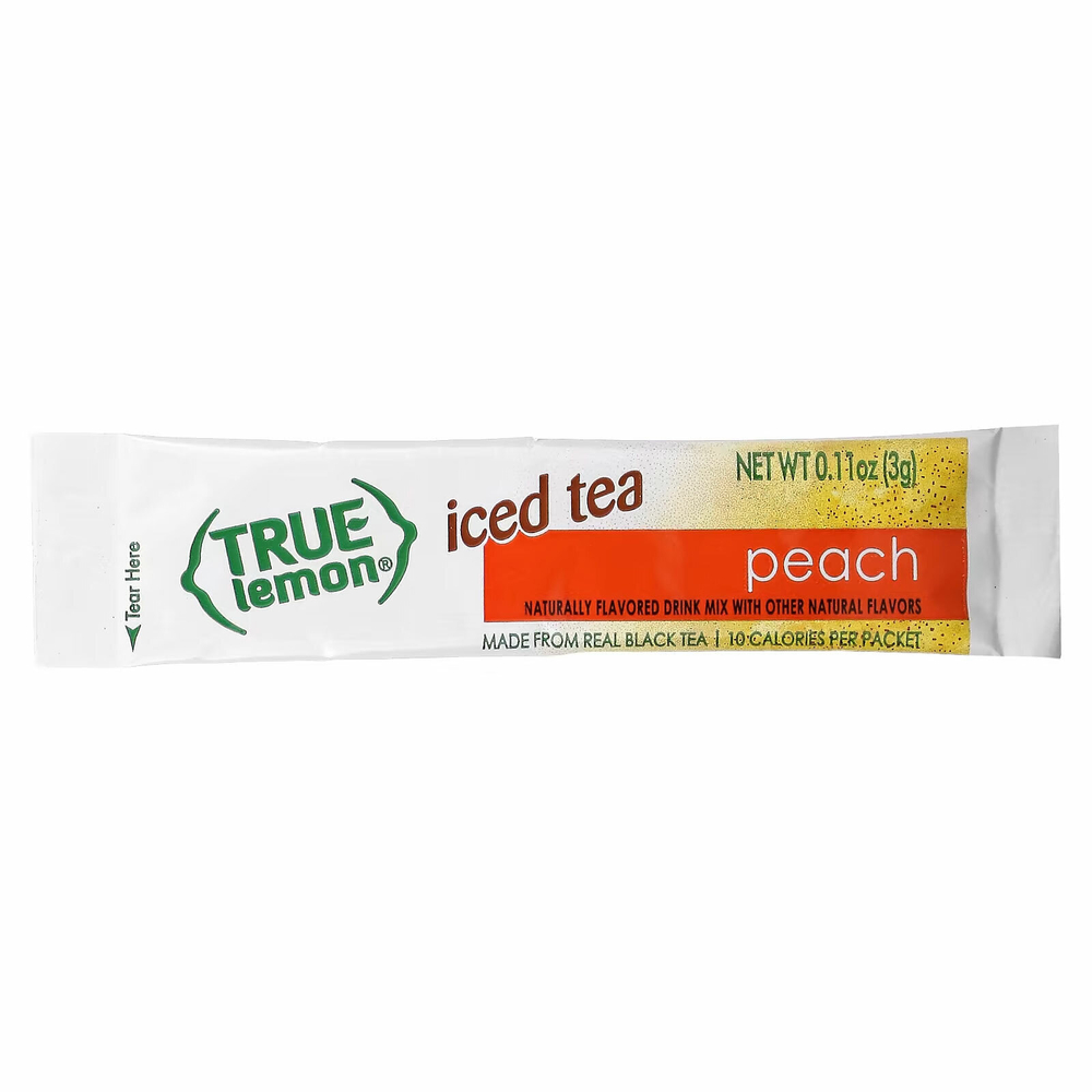 True Citrus, Чай со льдом, персик, 6 пакетиков по 3 г (0,11 унции)