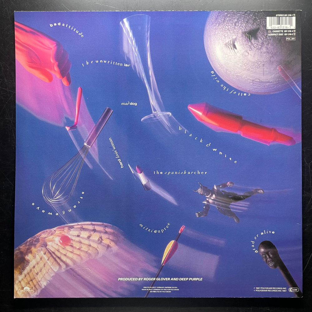 Deep Purple - The House Of Blue Light (Германия 1987г.)