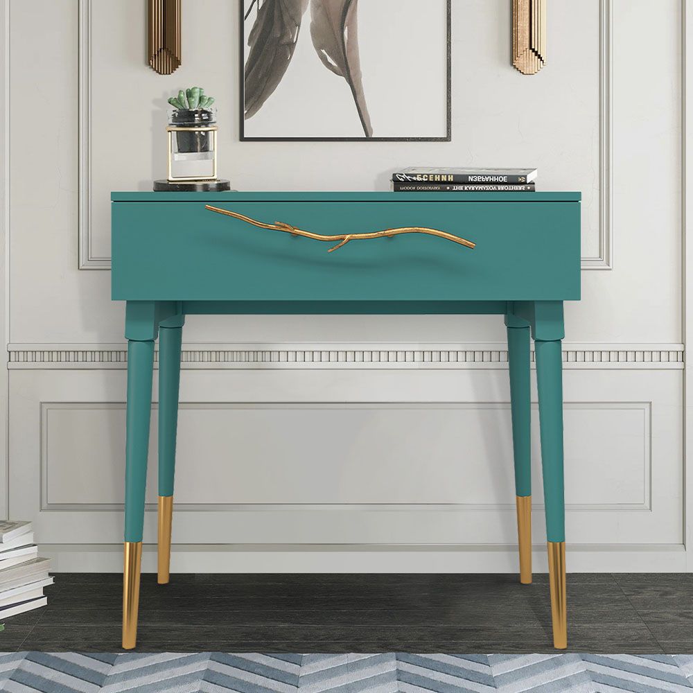 Консоль Арт Колор matte Стайл Голд Пастельно-синий матовый