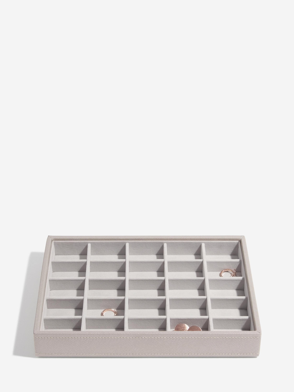 Органайзер для украшений и часов Stackers Classic Jewellery Box, 4 секции - Burgundy (Burgundy / бордовый / Burgundy / 600 / 700 / Органайзер-косметичка с крышкой)