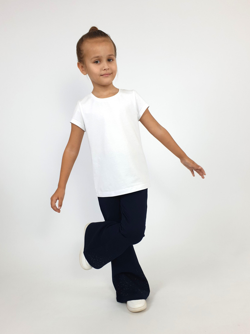 17-17-6 Брюки для девочки Luneva