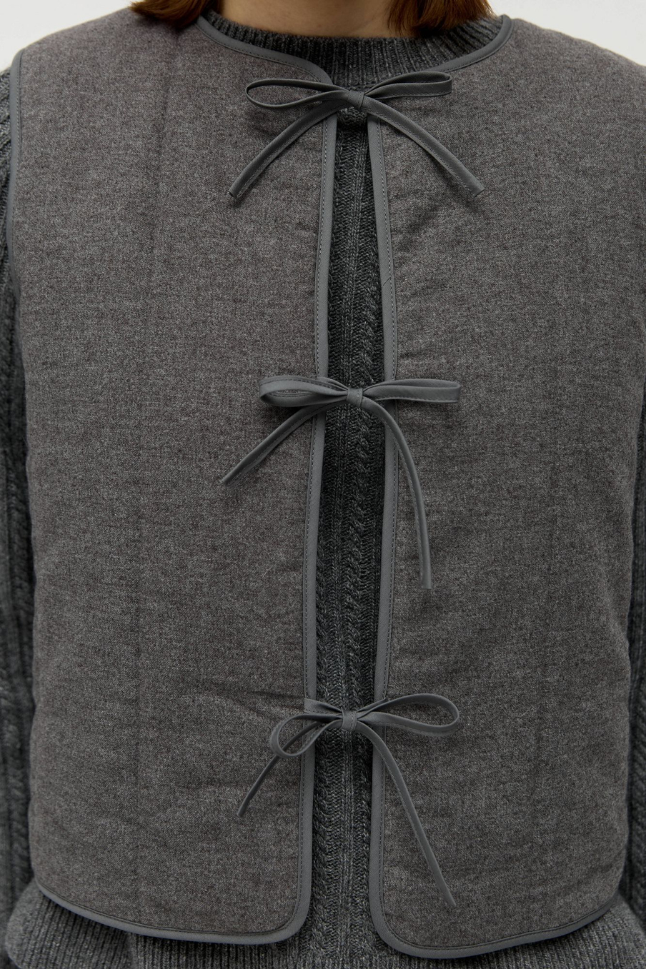 Жилет стеганый из фланели