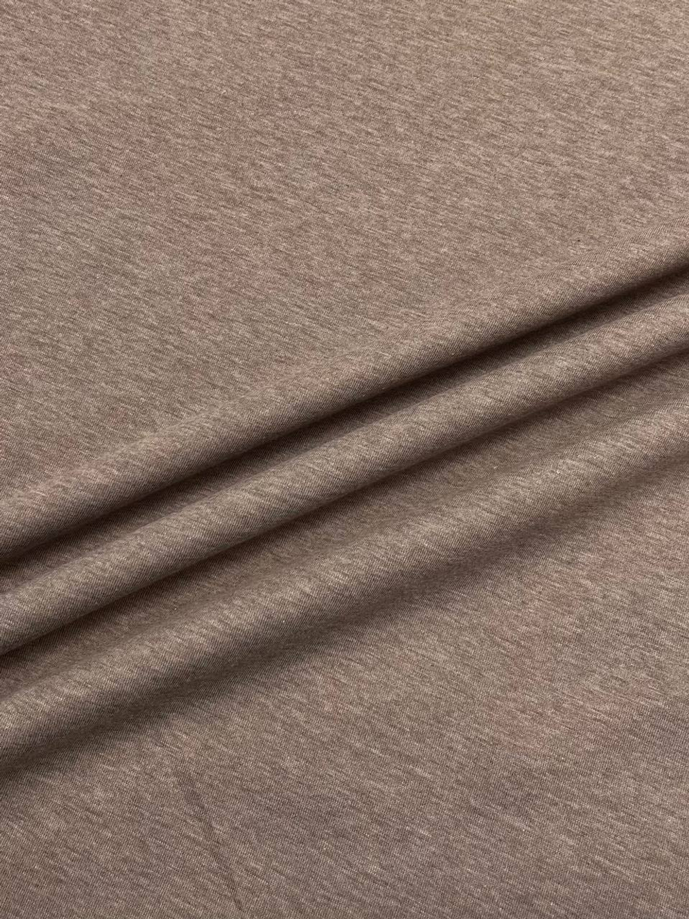 Трикотаж хлопок с п/э и эластаном розово-бежевый