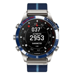 Умные часы Garmin MARQ Captain (Gen 2) 46 мм в титановом корпусе с синим керамическим безелем и ремешком