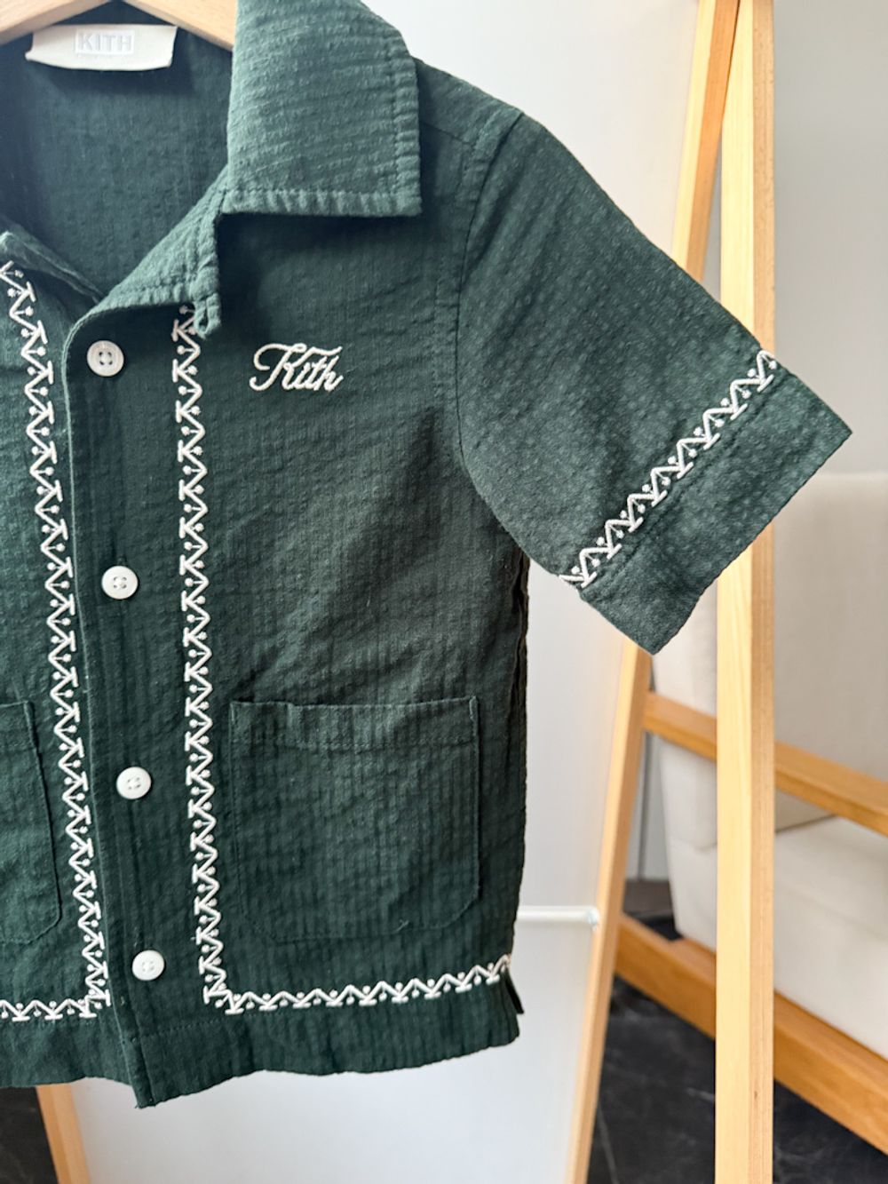 Хлопковая рубашка Kith, 98