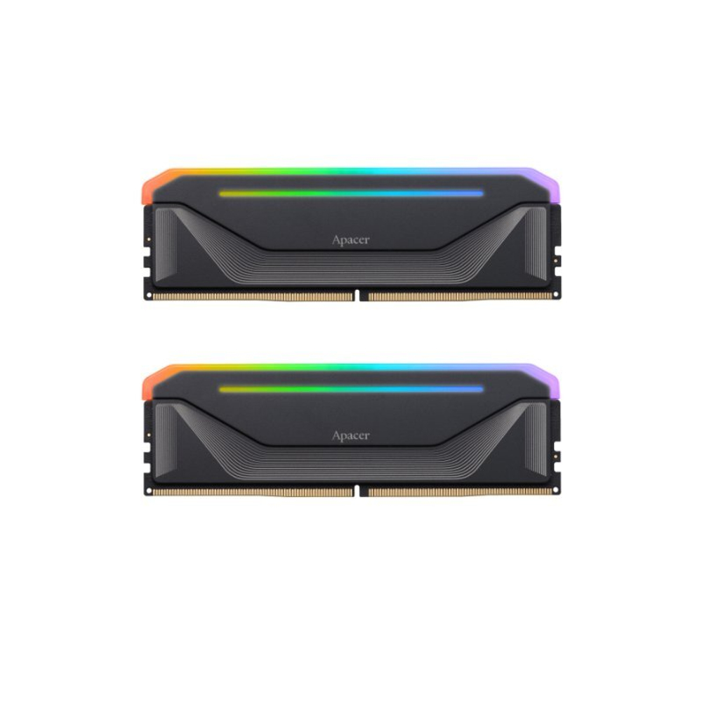 Оперативная память Apacer DDR5 32GB 6800MHz DIMM NOX RGB Black Gaming Memory (PC5-54400) CL36 1.4V Kit (2x16GB)