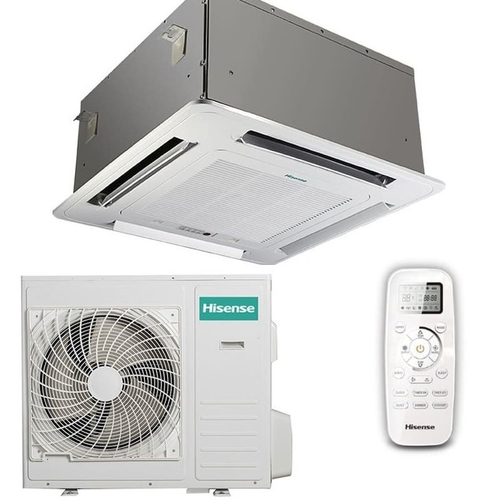 Сплит-система кондиционер кассетный Hisense AUC-12HR4SAA/AUW-12H4SV на 30 м²