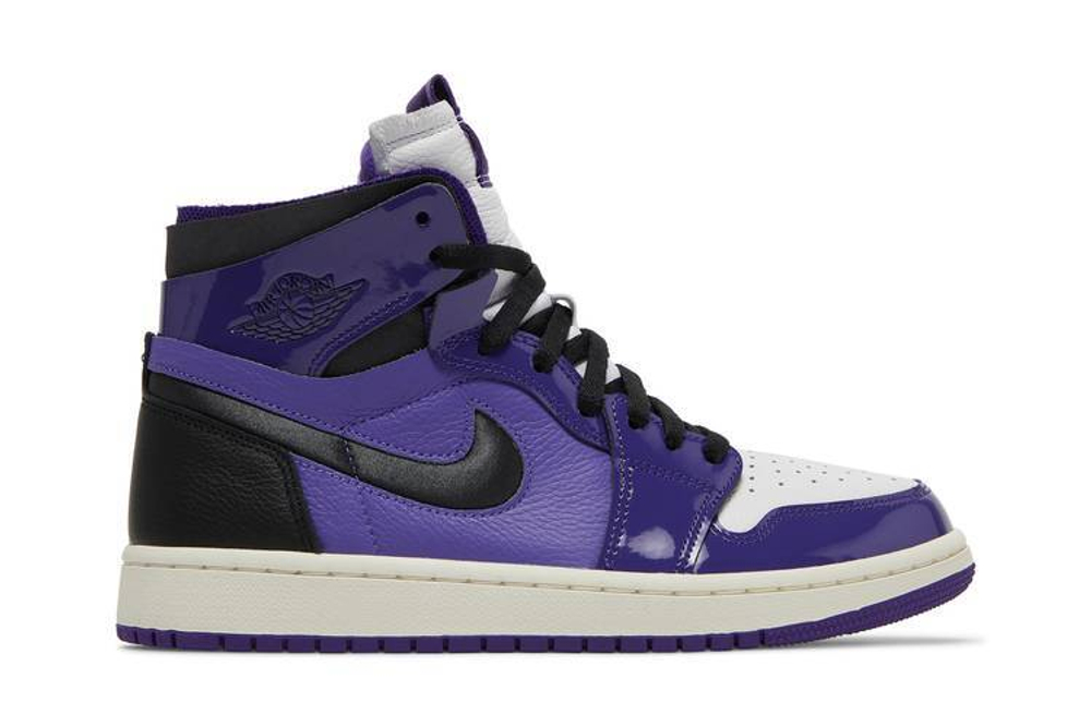 Кроссовки Jordan Air Jordan 1 High Zoom Air Cmft "Purple Patent" (Женская размерная сетка)