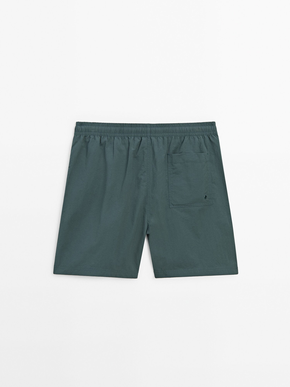 Massimo Dutti Однотонные плавки, темно-зеленый