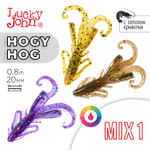 Твистер Lucky John Hogy Hog 0.8" (20 мм), 20шт/уп