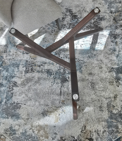 Дизайнерский стол TRIANGLE GLASS 90