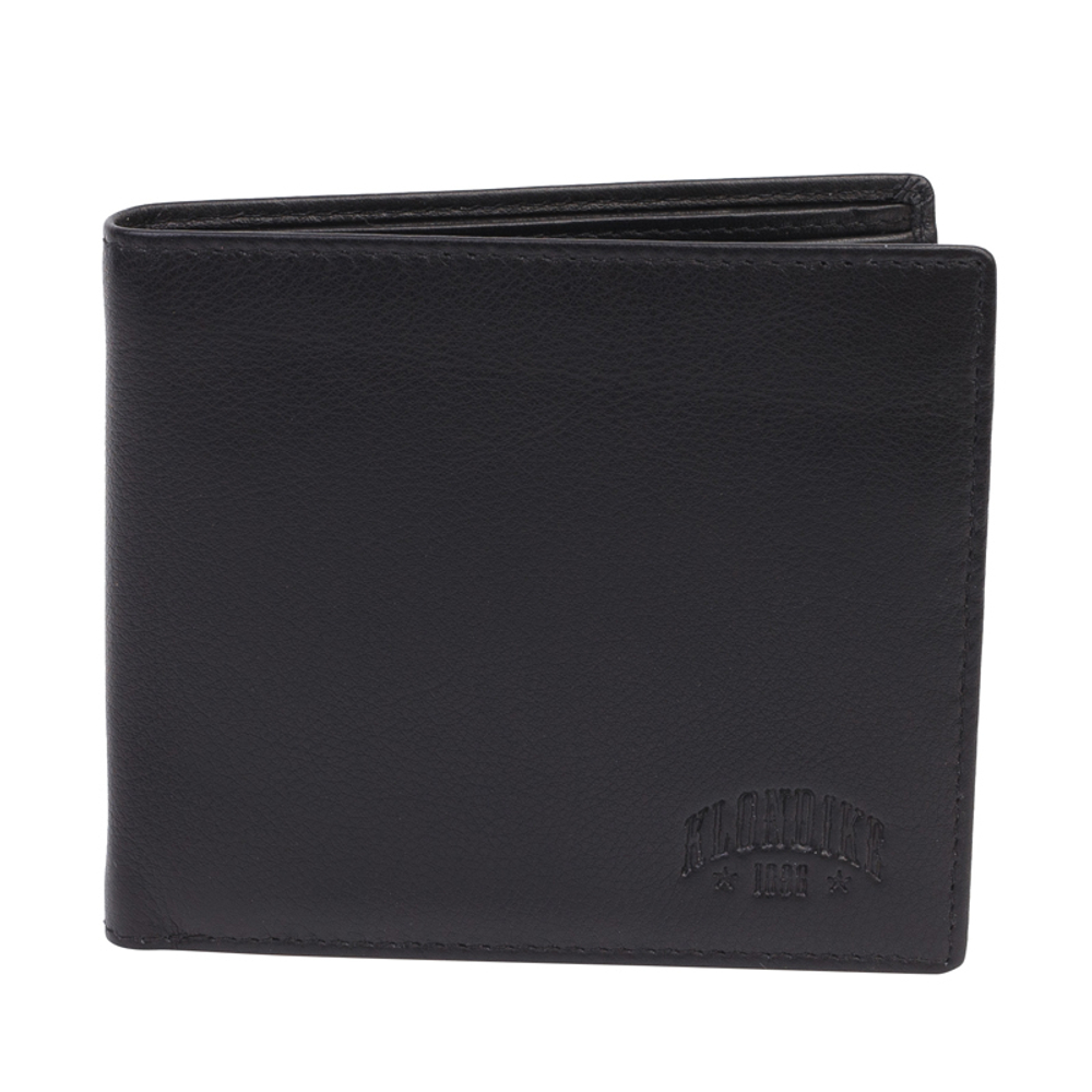 Фото бумажник KLONDIKE Claim натуральная кожа в черном цвете в фирменной коробке с гарантией