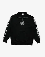 Худи Creepy Clothing Zip Сердце черный