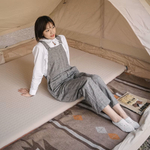 Коврик туристический самонадувной Naturehike NH21FCD11 бежево-коричневый 6см, 6927595793312