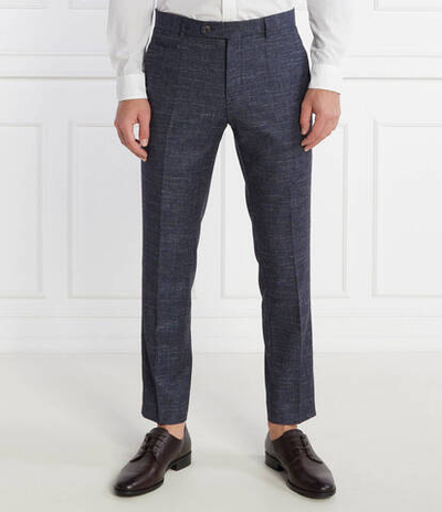 Хлопчатобумажные штаны H-Genius-241 BOSS BLACK - темно-синий(50509537)