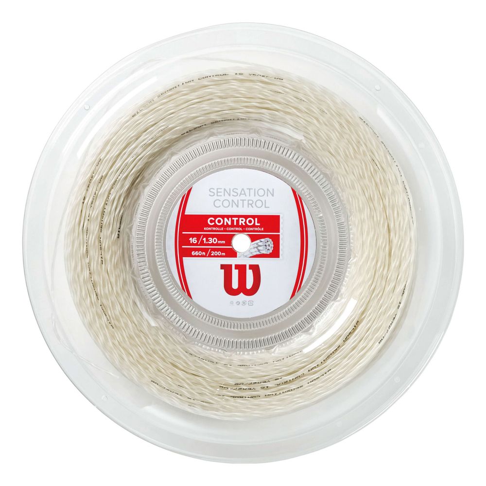 Струны теннисные Wilson Sensation Control String Reel 200m - Ecru
