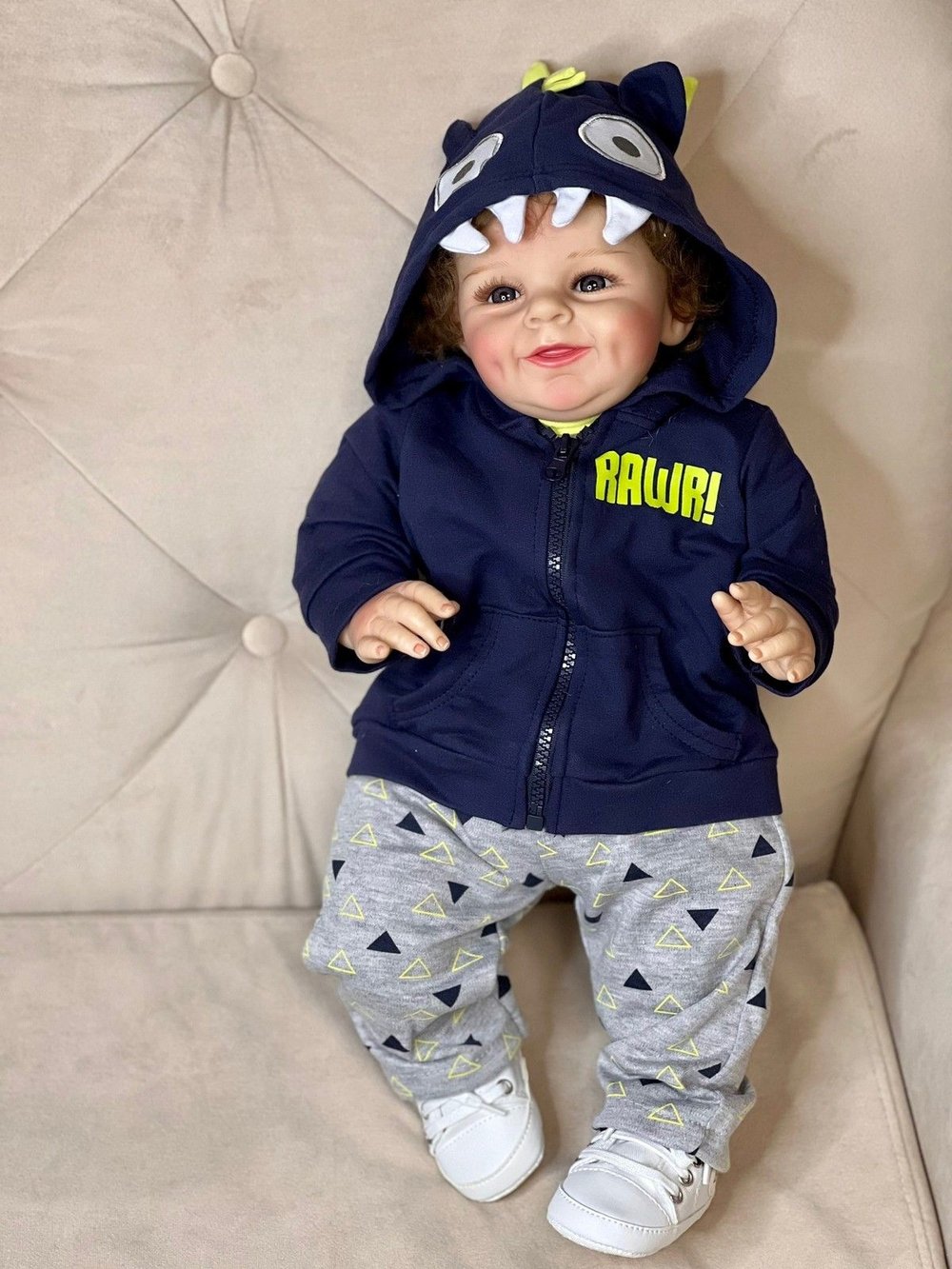 Кукла Реборн мягконабивная 55см (FA-158)