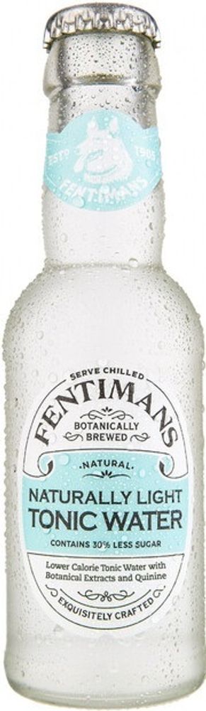 Fentimans Naturally Light Tonic Water 0.2 стекло - 24 шт