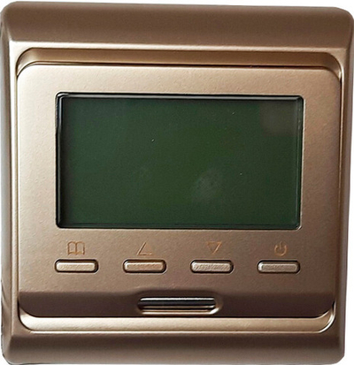 Терморегулятор Menred E51 электронный (золотой)